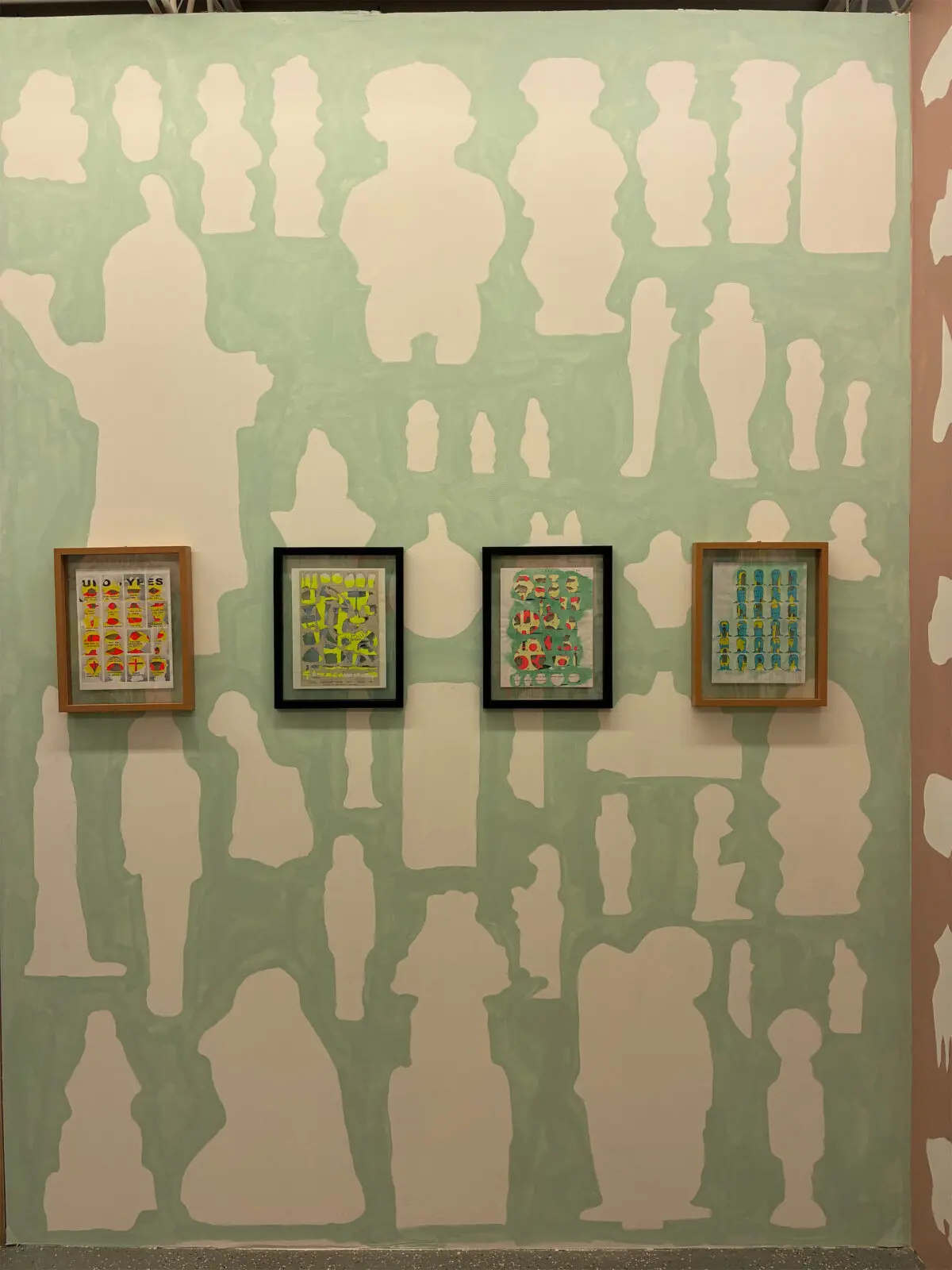 Installation view of Christopher Cascio's "Culture Club" at Basket Books & Art, on view through August 30, 2026 (Photo by CDA)