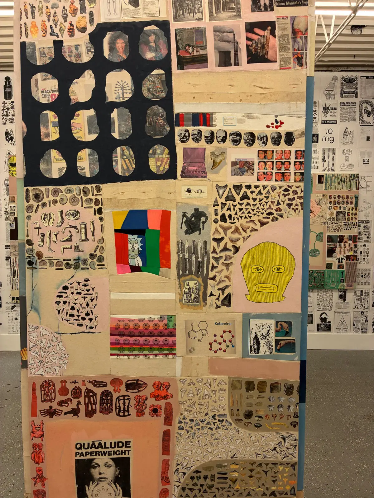 Christopher Cascio, "The Physical Impossibilty of Death in the Mind of Someone Living," 2026, at Basket Books & Art, on view through August 30, 2026 (Photo by CDA)