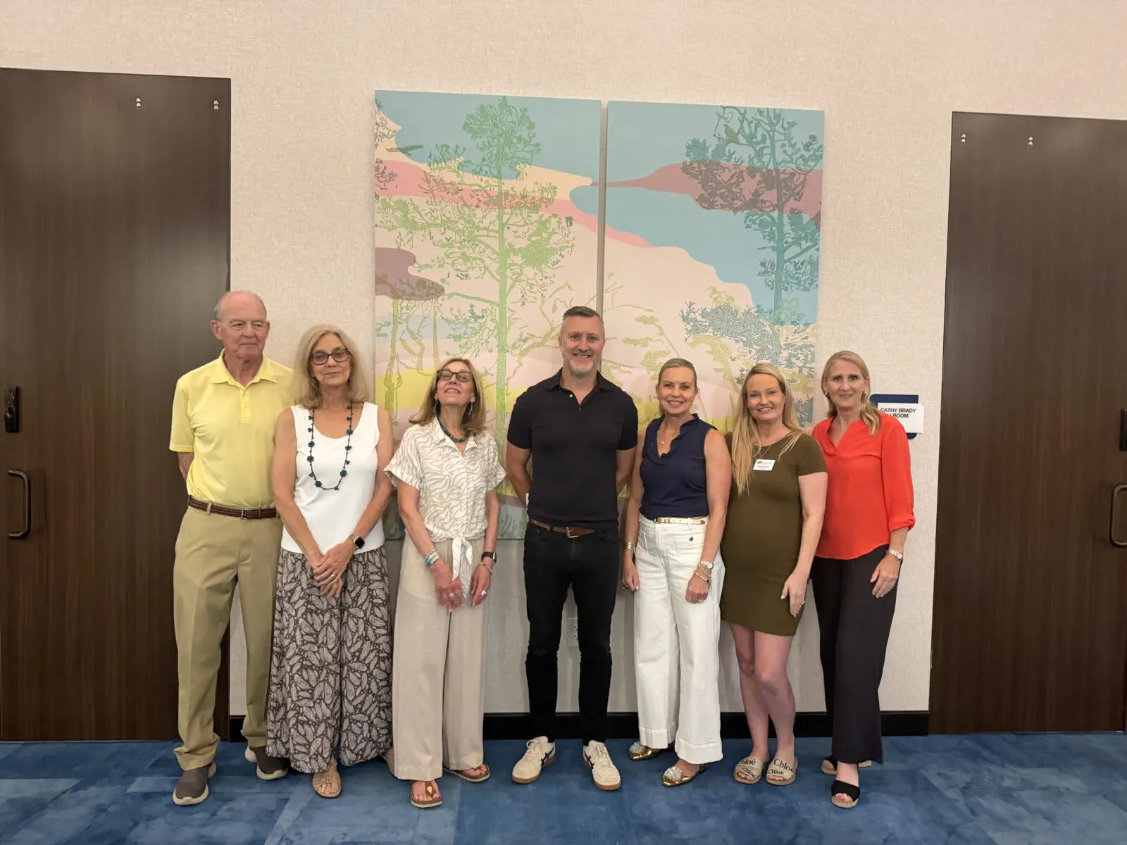 Kevin Brady Community Center mural donors Saucedo