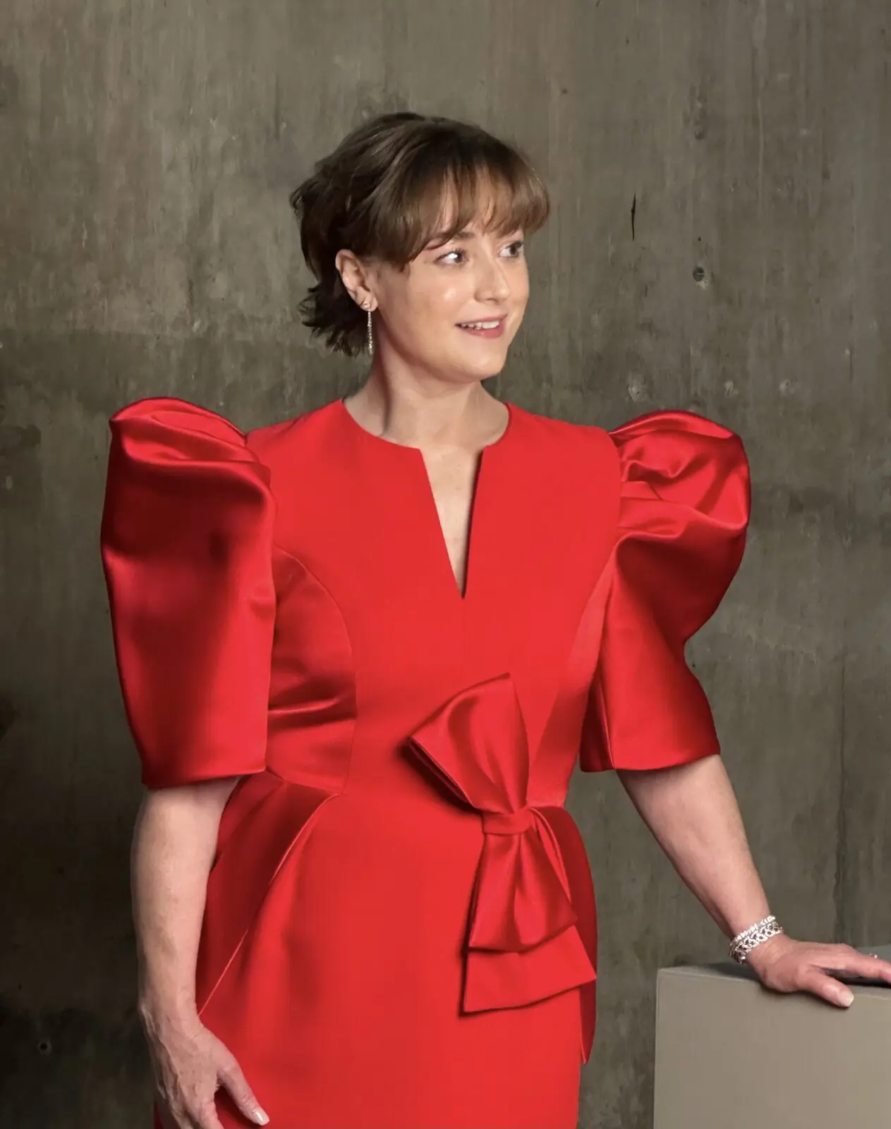Second time Best Dressed honoree Leigh Smith at the photo shoot at the Contemporary Arts Museum Houston