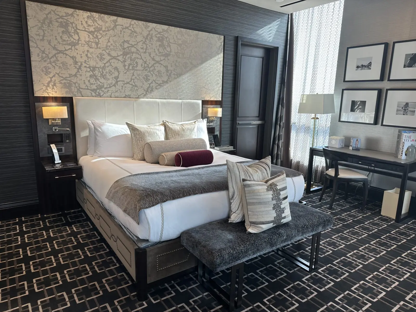 The Ambassador Suite at the award-winning Post Oak Hotel where the bedding is courtesy of Hästens, the celebrated Swedish mattress firm