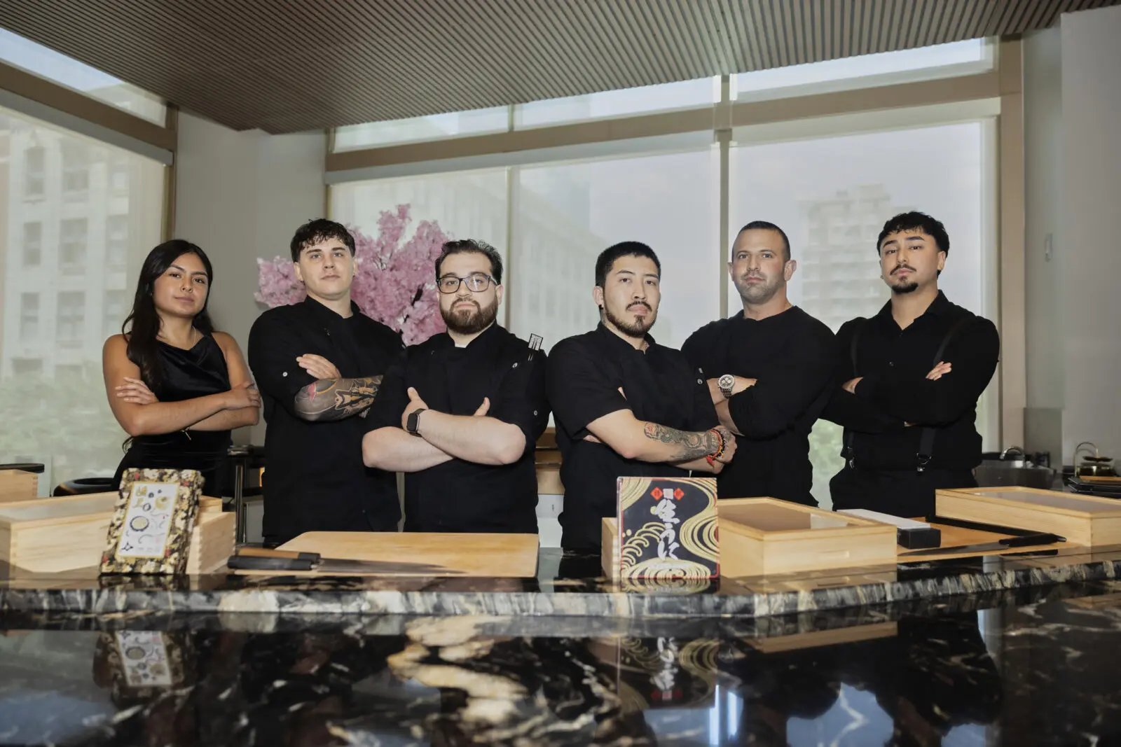 Tucked next to Polanco in downtown Fort Worth, Katei Omakase offers an intimate, 20-course experience rooted in Japanese tradition with touches of Texas and Mexico. (Photograph by Katei Omakase)