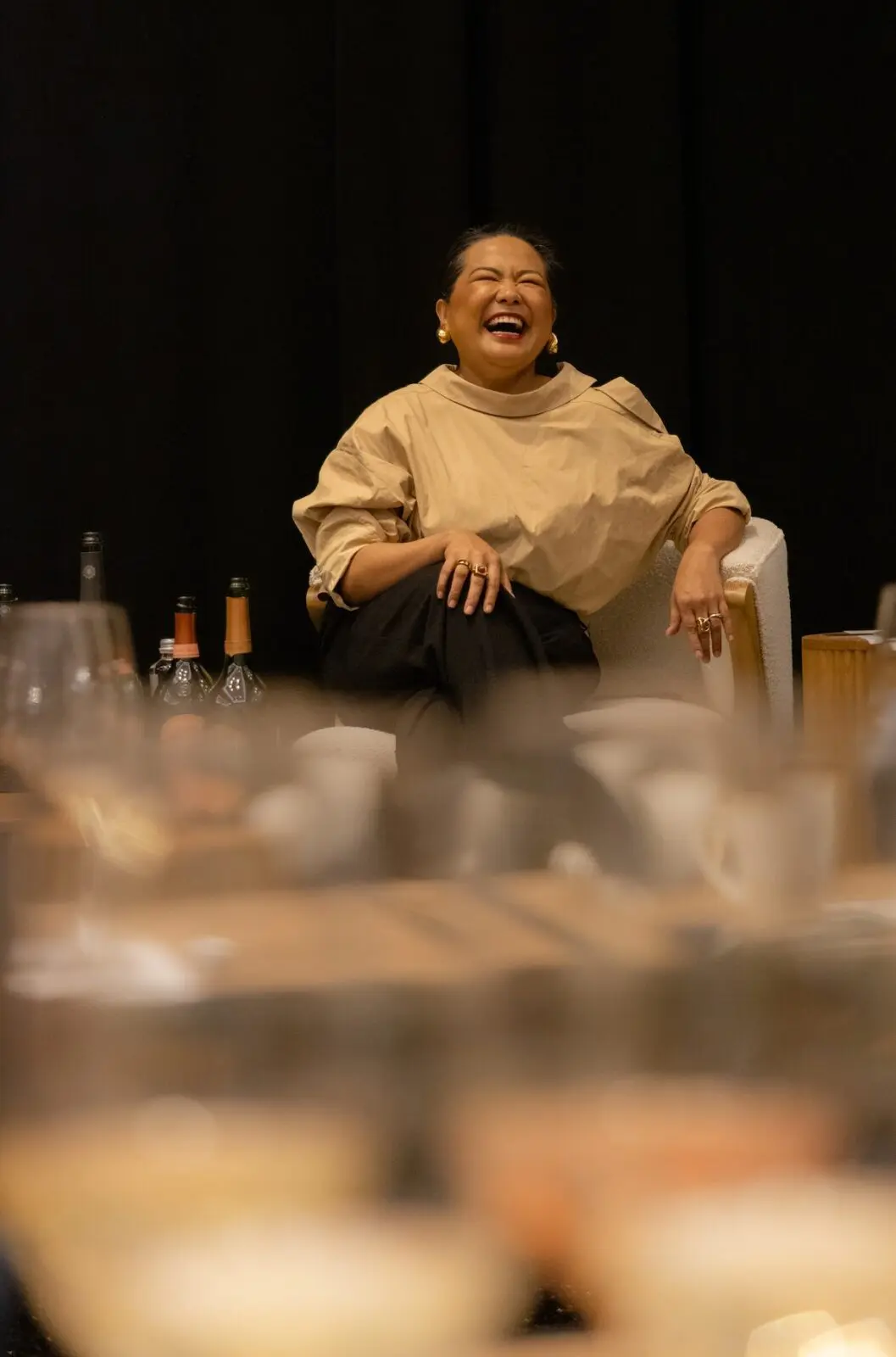 June Rodil takes wine seriously, but knows when serious crosses the line and becomes pomposity. (Stacey Millett / Willhouse)