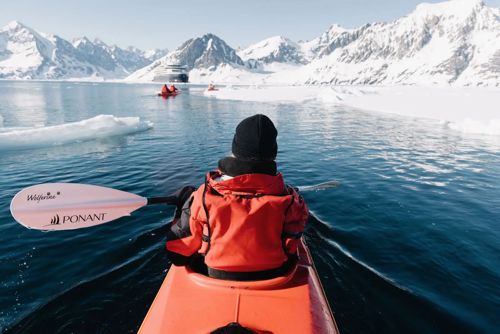 Le Commandant Charcot Kayaking Arctic Ocean