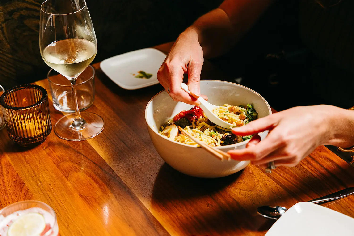 Uchibā Dallas returns with its Uncommon Ramen dinner this September, featuring a Vietnamese-inspired menu from guest chefs Joshua Zacharias and Brenda Perez of Shua. (Courtesy)