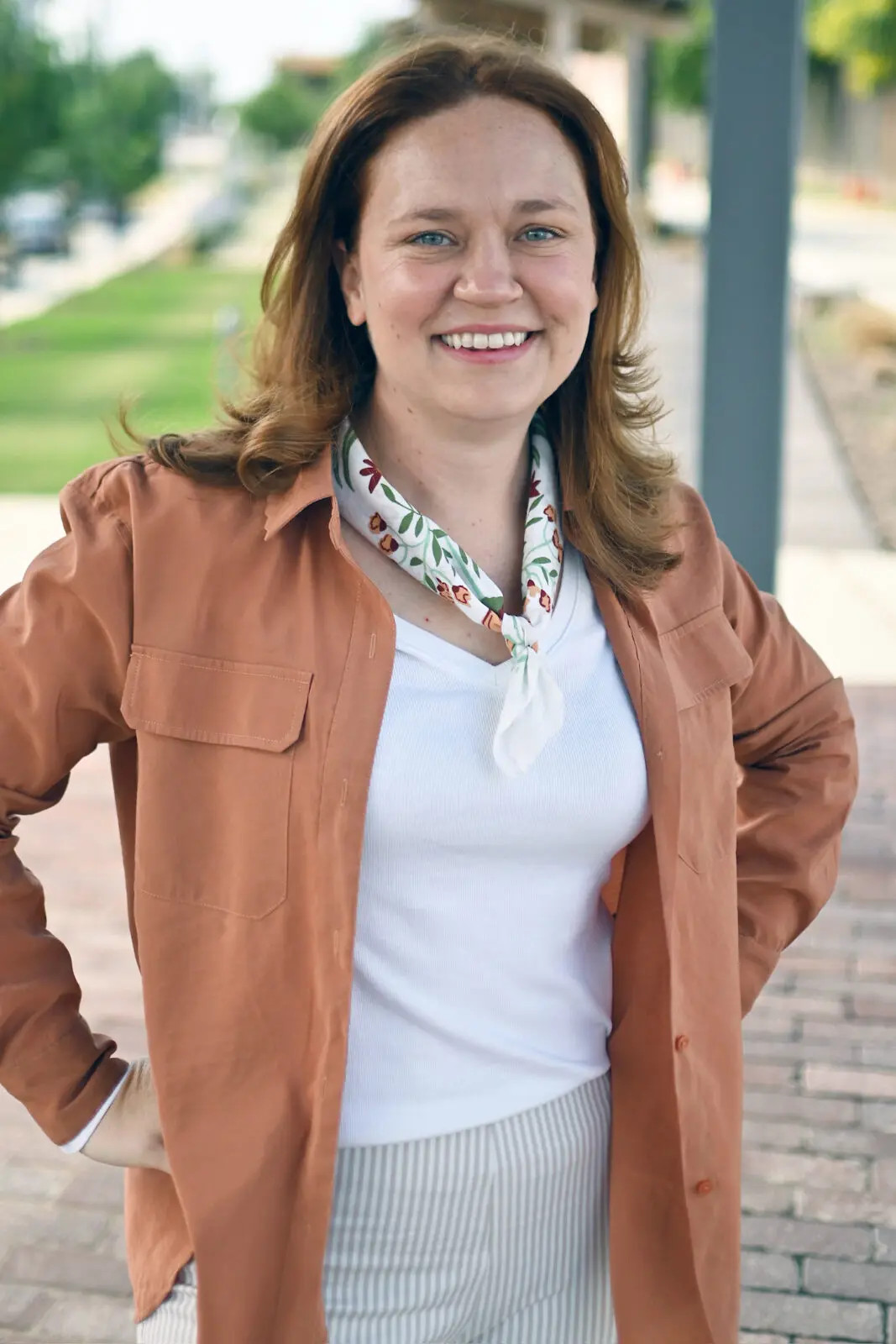 As the newly appointed president of Near Southside Inc., Megan Henderson now leads a nonprofit organization that has helped transform the district during the past three decades.  (Photo by Near Southside Inc.)