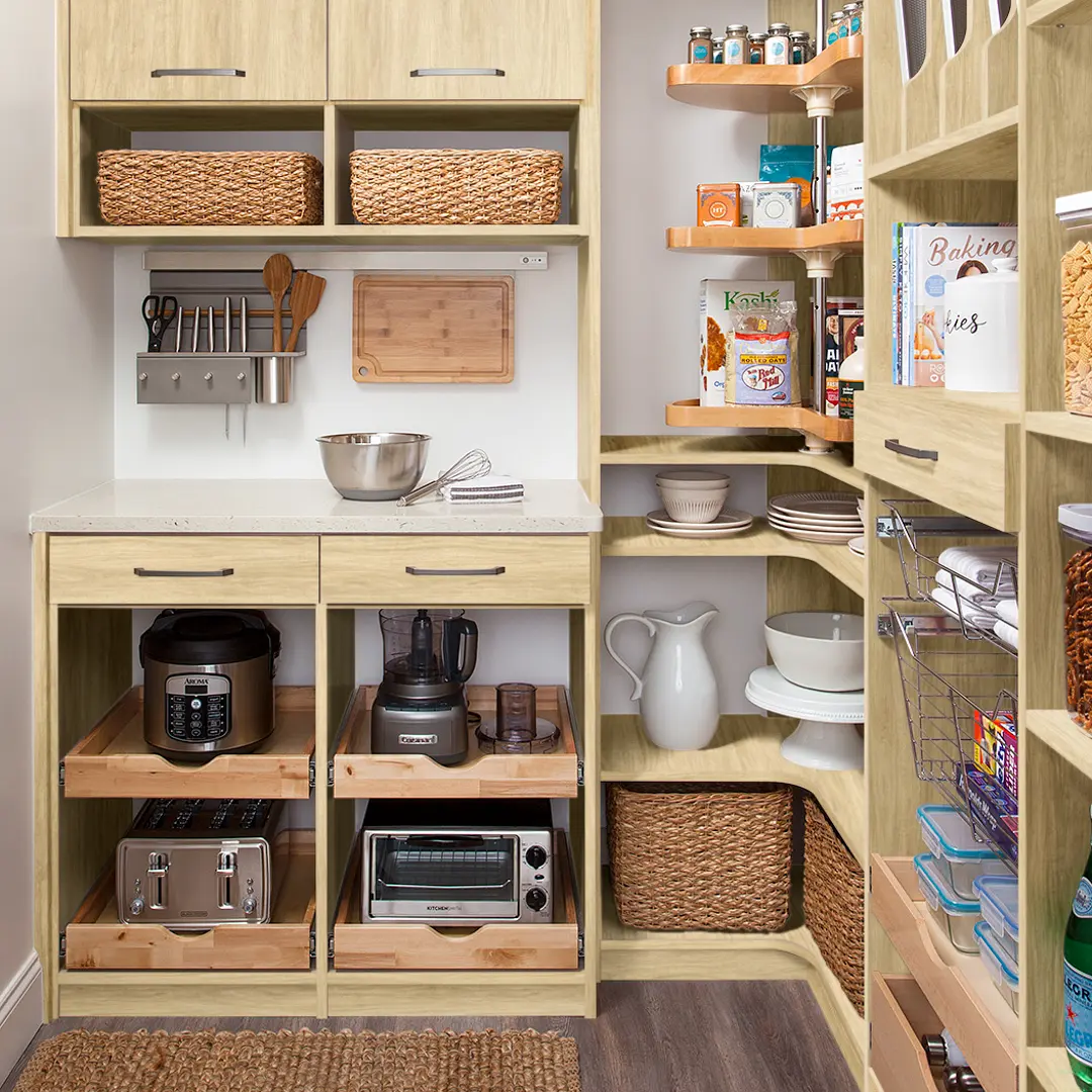 The pantry is the central command center for packing lunches, after-school snacks, sports team shenanigans, and more.