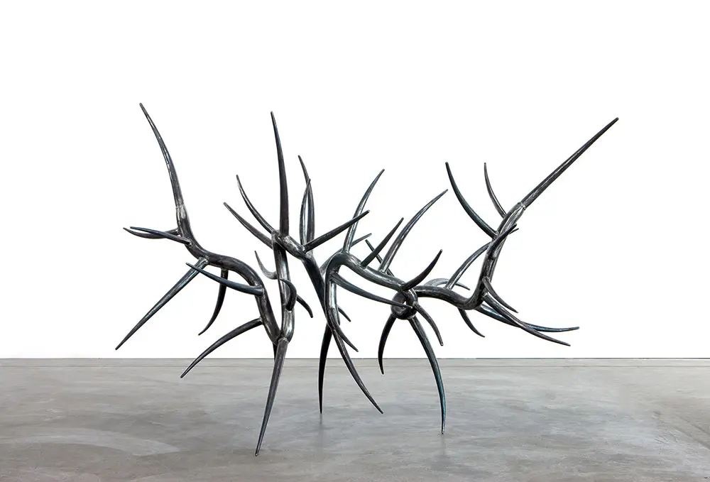 James Surls, "Rough God 5," 2010, at Passage Arts, Dallas