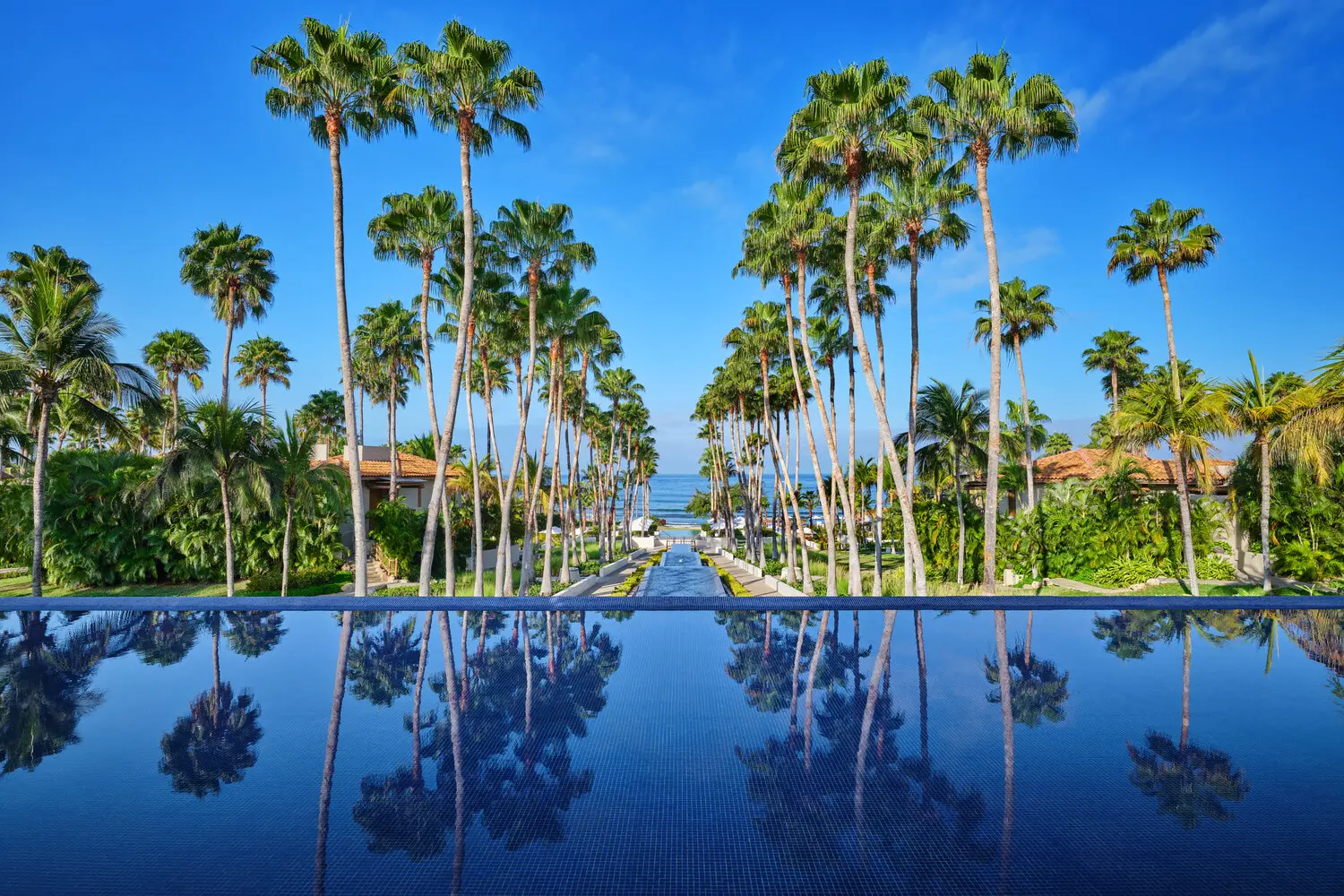 Two private golf courses designed by Jack Nicklaus draw many guests initially, but they return year after year for all the other amenities the resort offers, like three different pool options and a tennis club. (Photo by The St. Regis Punta Mita)