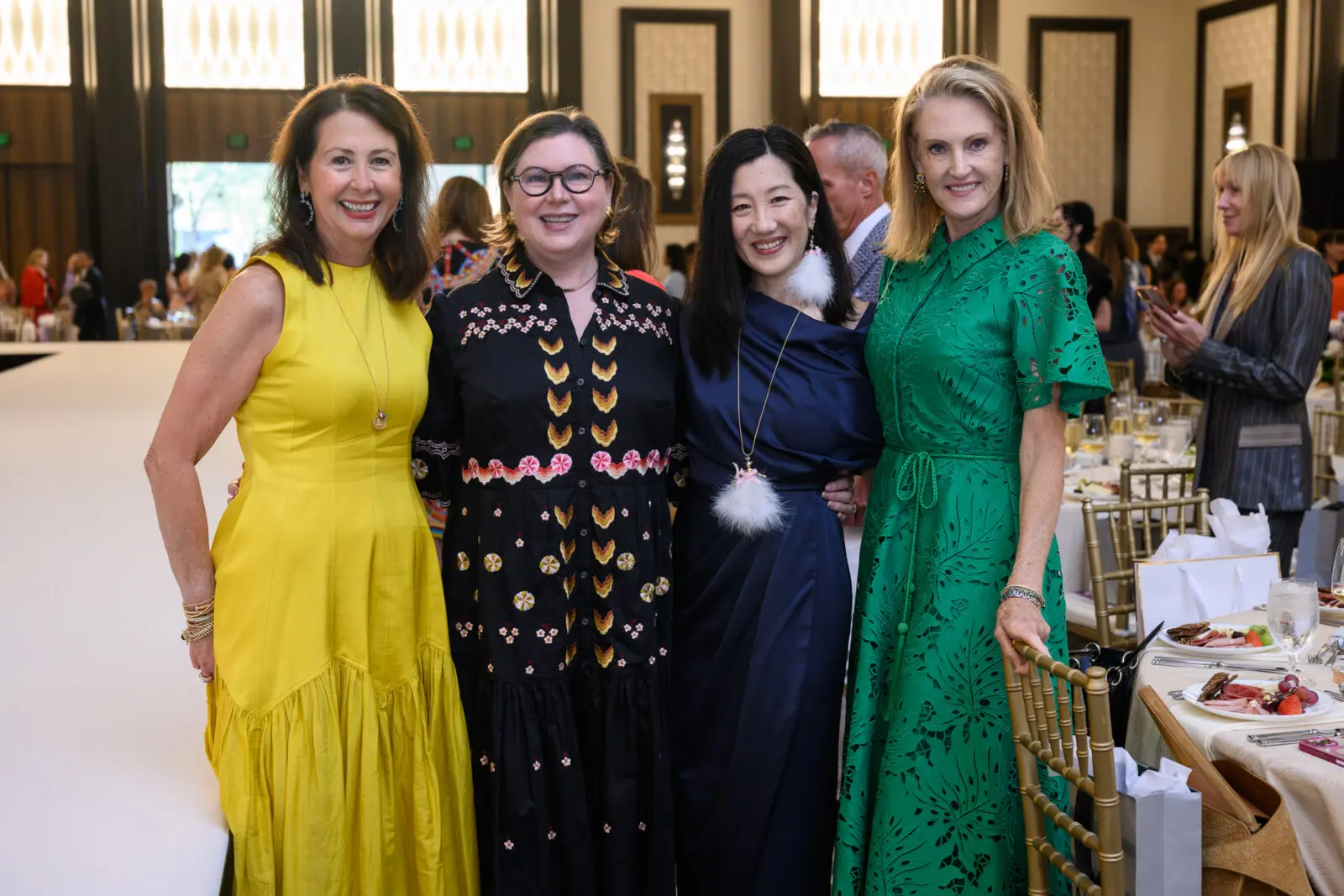 Ileana Treviño, Shawn Stephens, Sonja Kostich, Stephanie Tsuru  at PaperCity Philanthropy in Fashion Best Dressed 2026 (Photo by Michelle Watson, CatchlightGroup.com) 