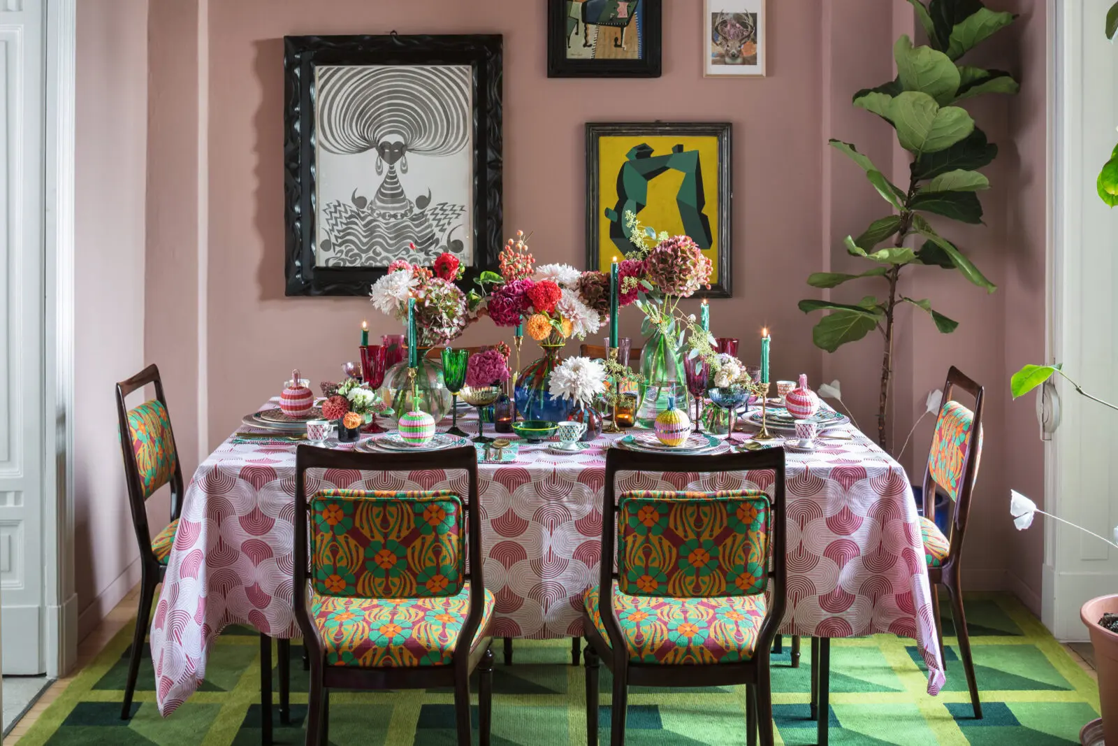 The book, a journey through these vibrant gatherings, brings La DoubleJ to life "through a celebration of entertaining, color, and community." (Photo by Vendome Press)
