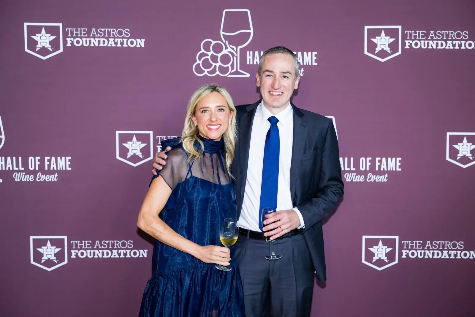 Emily & Tug Hanley at the Houston Astros Hall of Fame Wine Dinner
 (Photo courtesy of Houston Astros) (Photo by  Houston Astros)