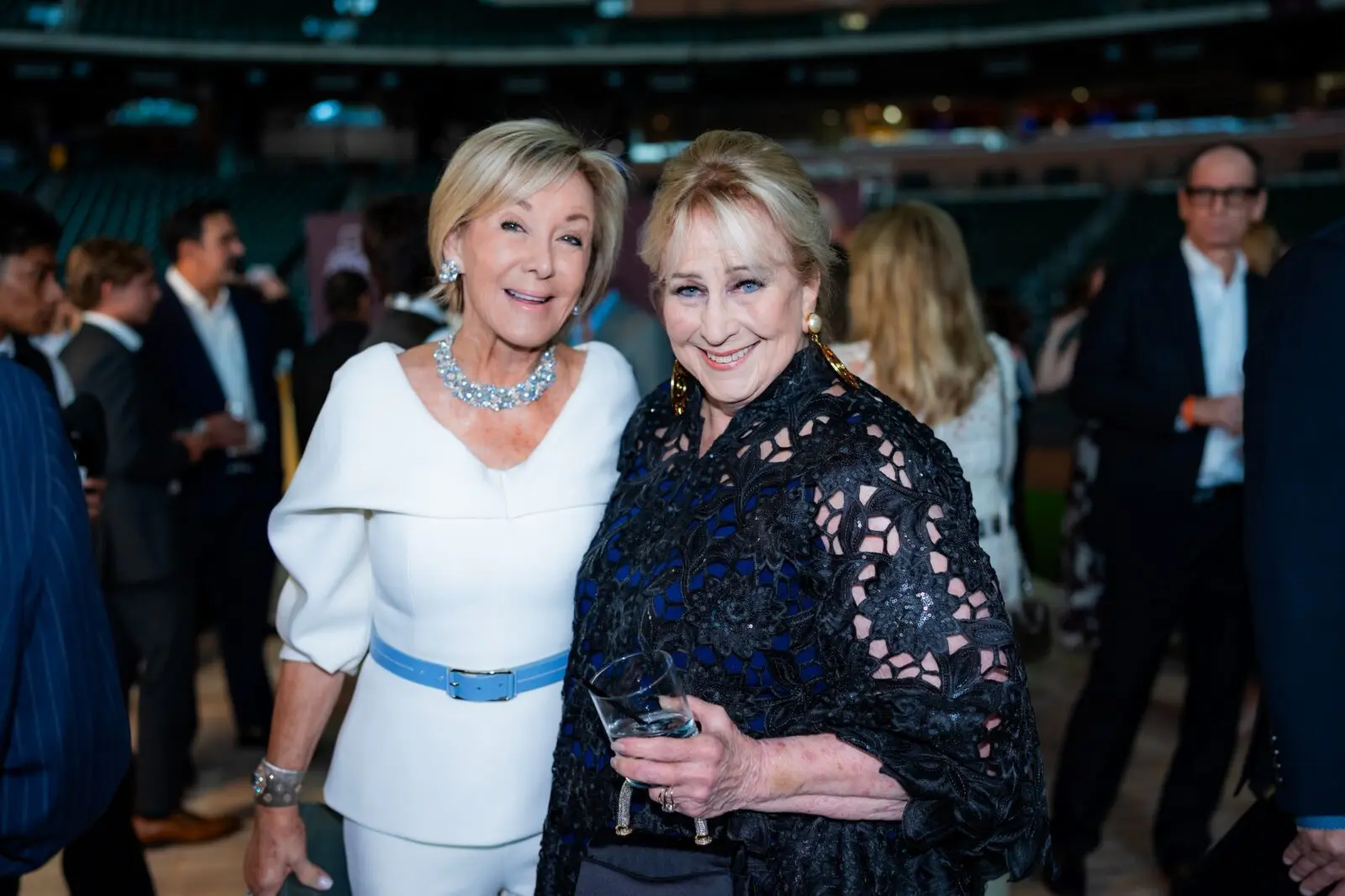 Sheridan Williams, Ann Muntz at the Houston Astros Hall of Fame Wine Dinner  (Photo courtesy of Houston Astros) (Photo by  Houston Astros)