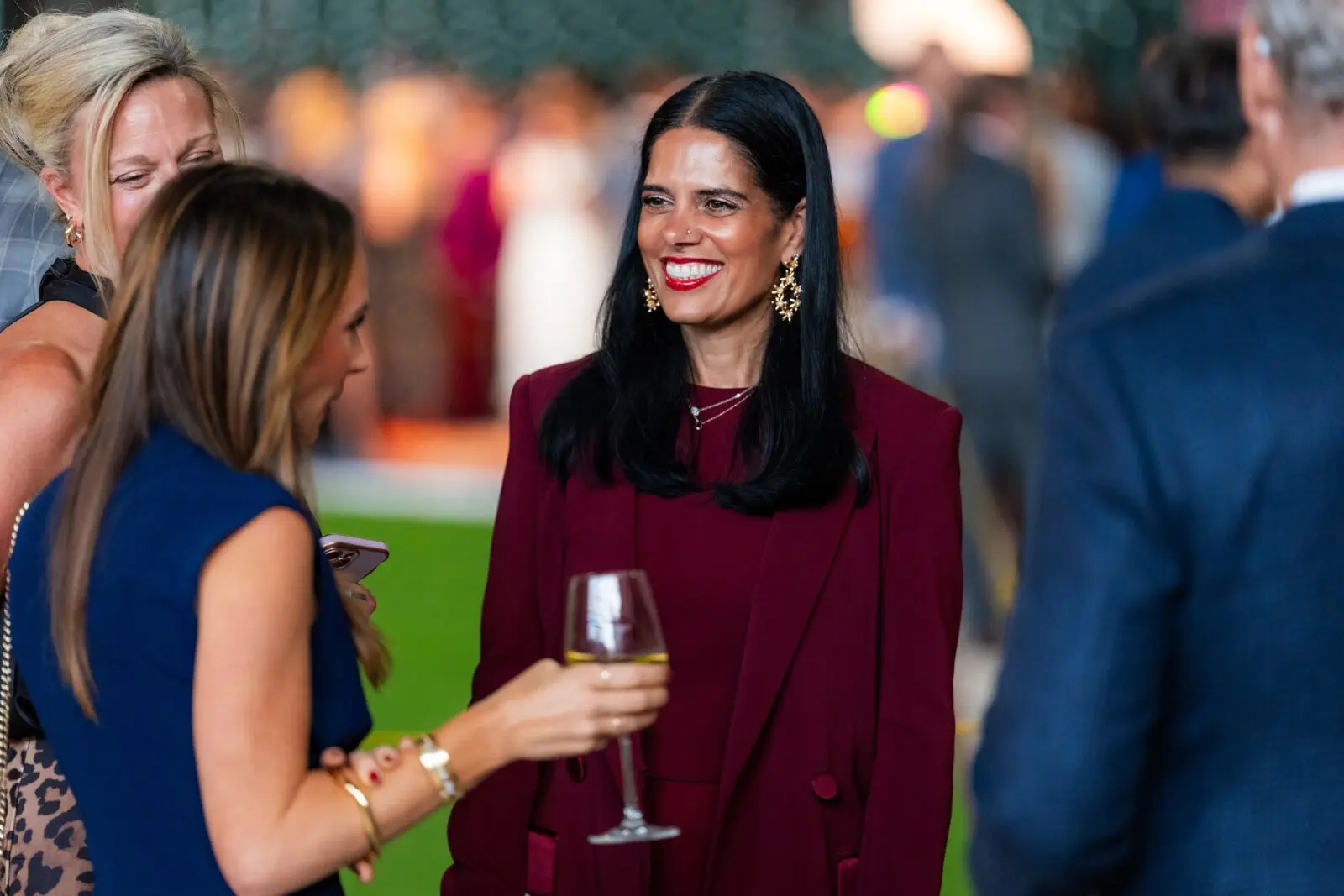 Astros executive vice president marketing and communications Anita Sehgal at the Hall of Fame Wine Dinner (Photo courtesy of Houston Astros) (Photo by  Houston Astros)