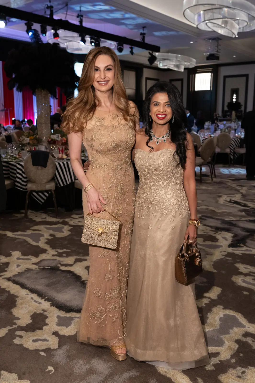 Brigitte Kalai, Farid Abjani at the Mission of Yahweh gala (Photo by Daniel Ortiz)