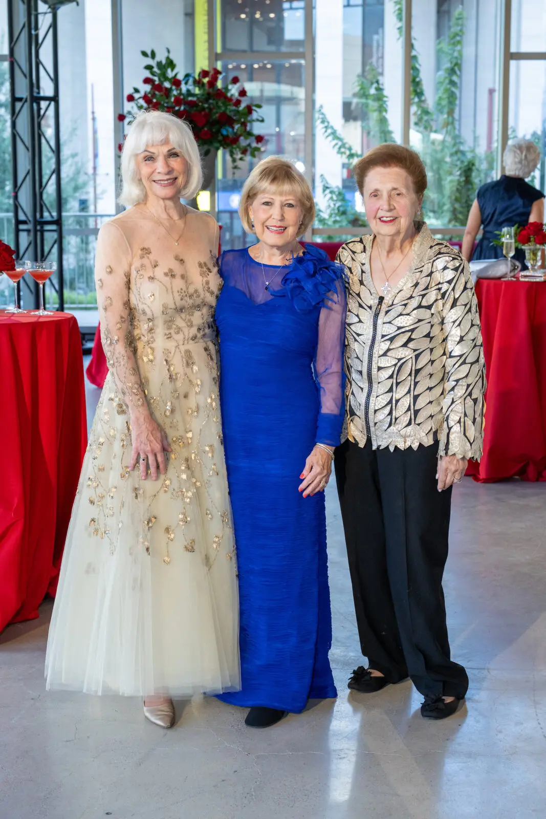 Barbara Files, Roz Cooley, Helen Shaffer at the Houston Symphony opening night festivities