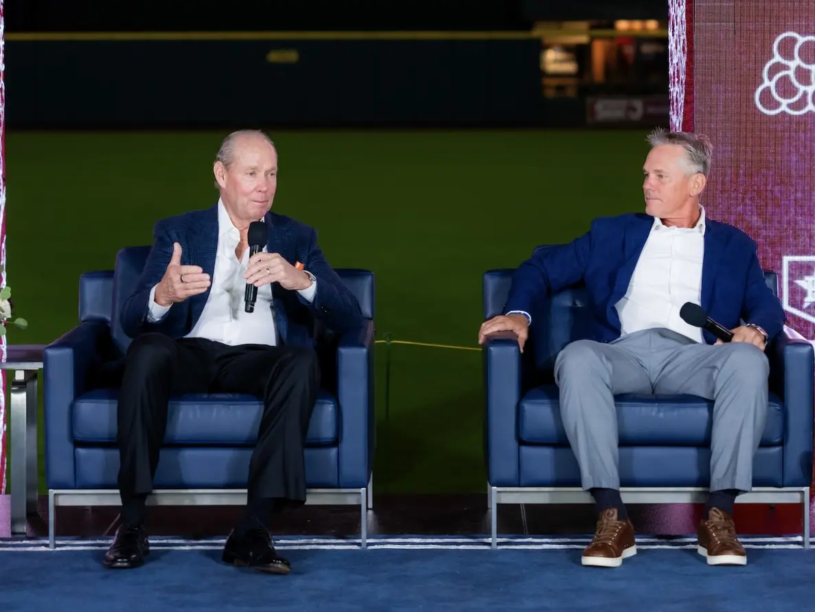 Jim Crane, Craig Biggio (Photo by (Photo courtesy of Houston Astros))