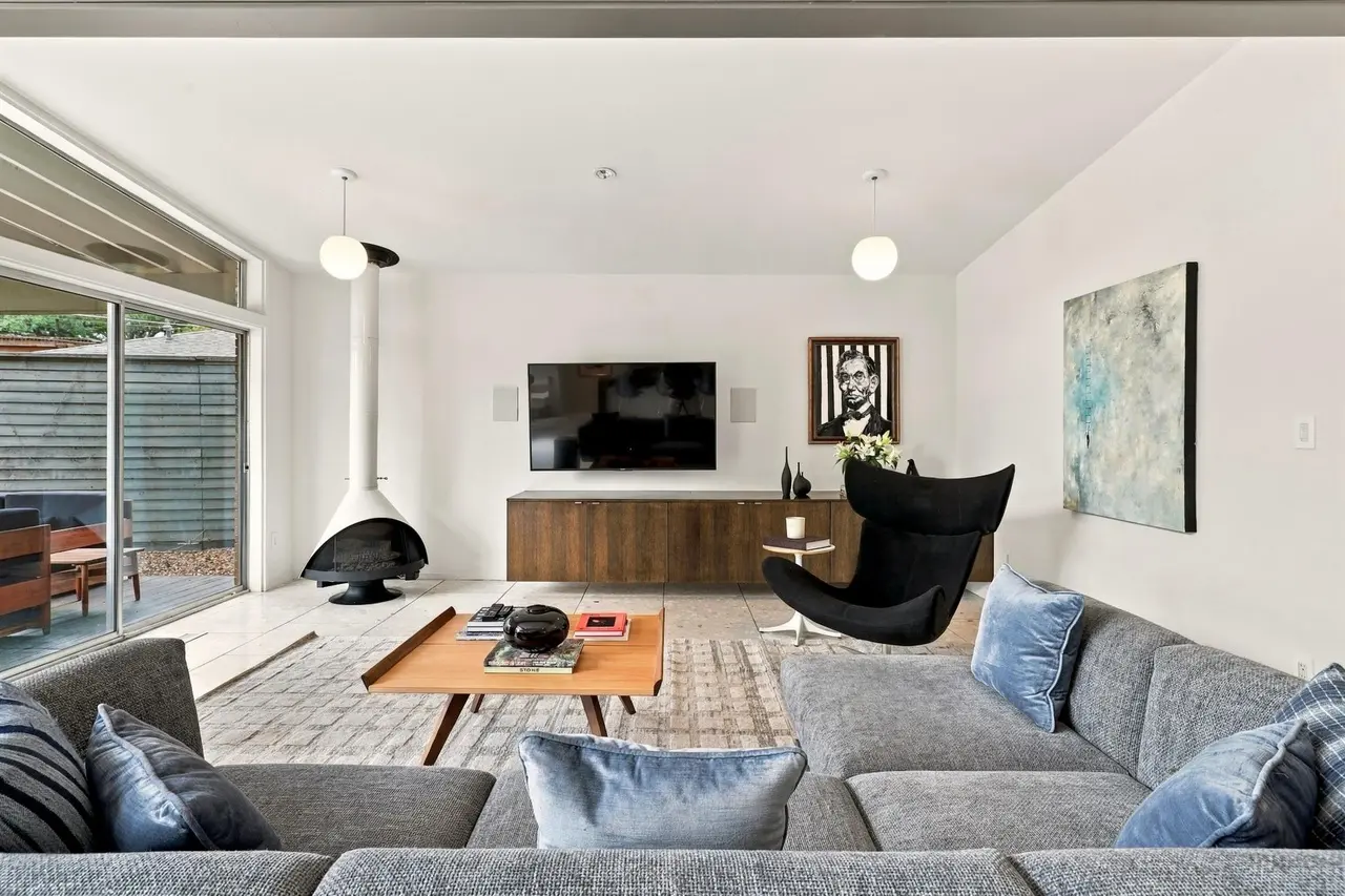 6216 Town Hill Lane is a mid-century home, and the exact definition of cool in Northeast Dallas. 