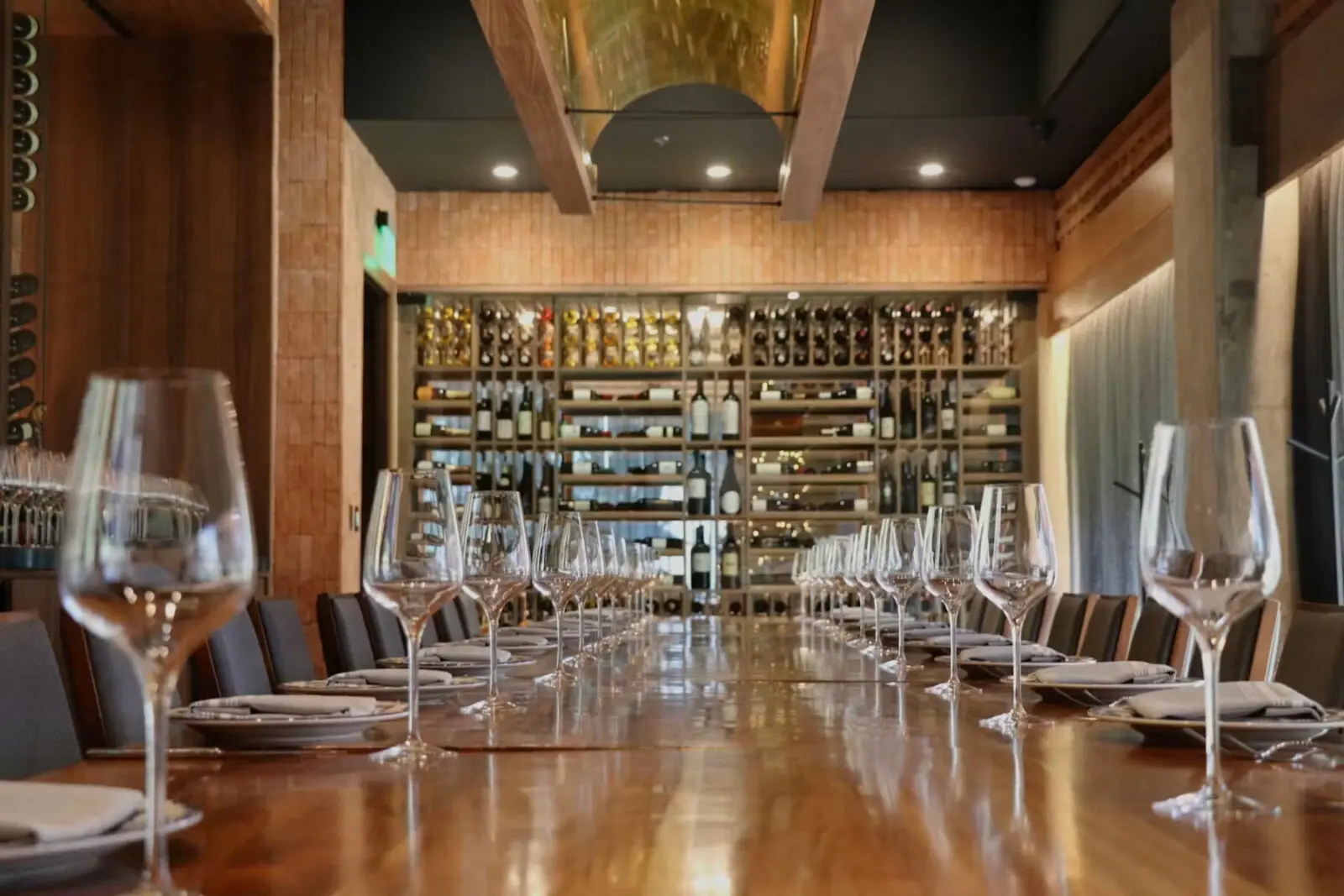For private gatherings, La Cava del Desierto at Don Artemio seats up to 32 guests. (Courtesy)
