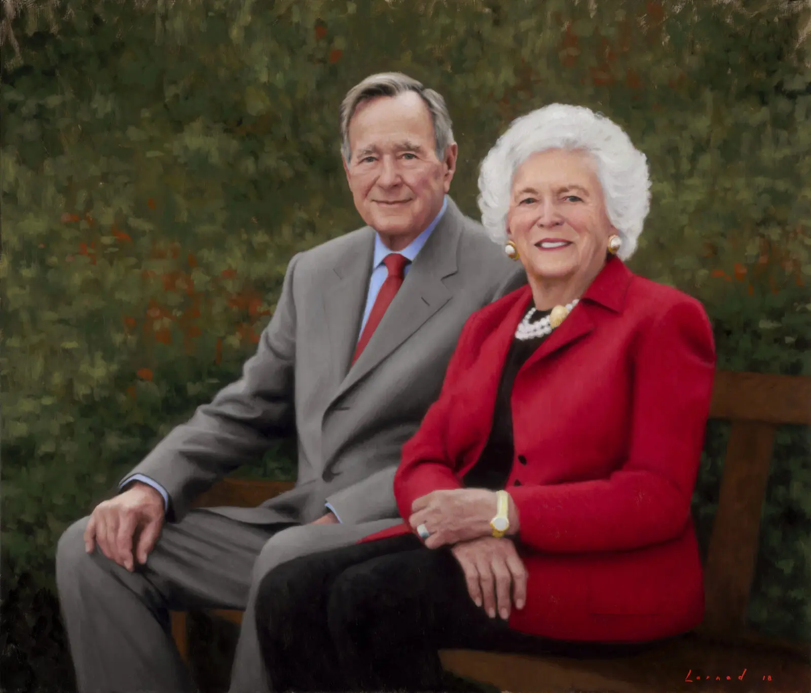 2571 George_Barbara_Bush_2018_35x41