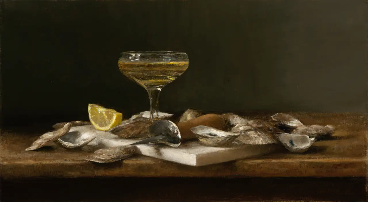 2577 Oysters & Champagne 20×11