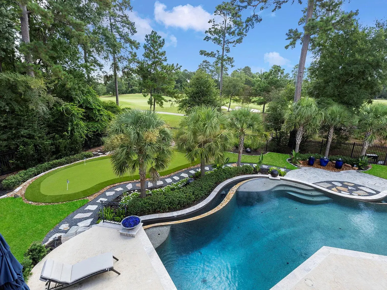 26 Damask Rose resort backyard