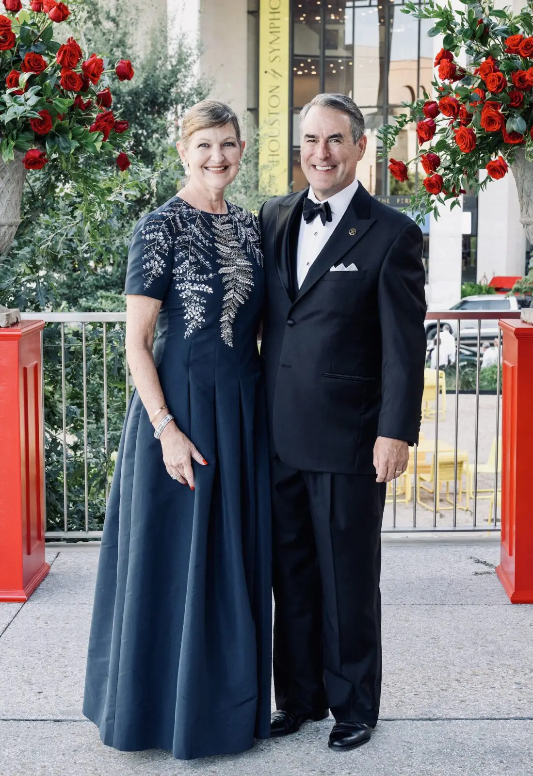 Joella & Steve Mach helm the Houston Symphony opening night celebrations (Photo by Jacob Power)