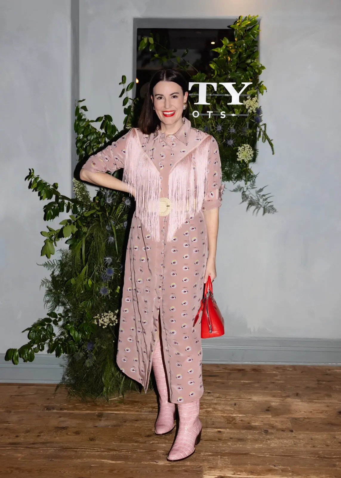 Valerie Dittner at the City Boots Fall 2026 launch  (Photo by Kaitlin Saragusa)