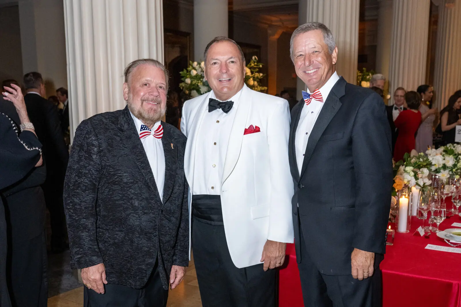 John Rydman, Tracy Dieterich, and David Wuthrich at the Houston Symphony  opening night celebrations (Photo by Jacob Power)