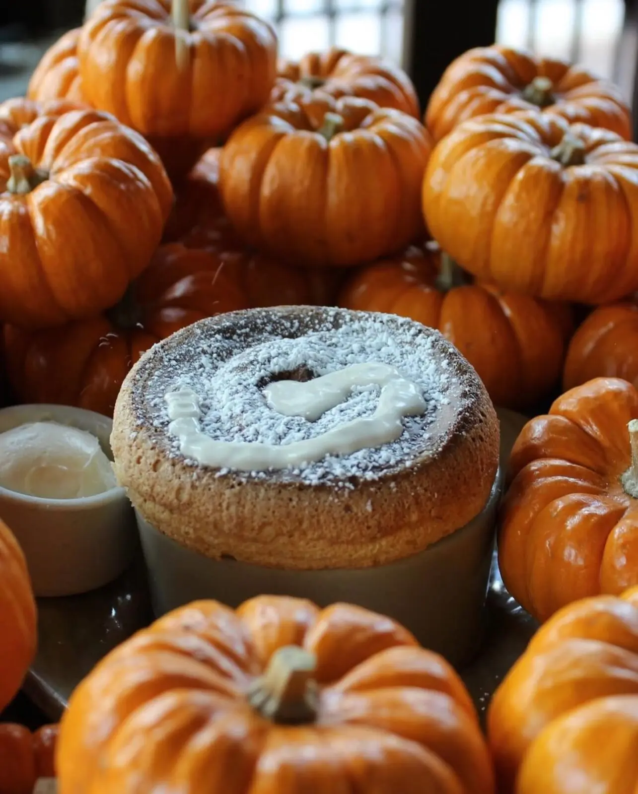 Each fall, rise offers a seasonal pumpkin soufflé that is an absolute must-try. (Courtesy of rise)