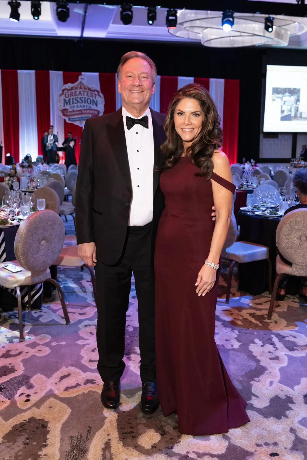 Mark Haas & Monica Hartland at the Mission of Yahweh gala (Photo by Daniel Ortiz)