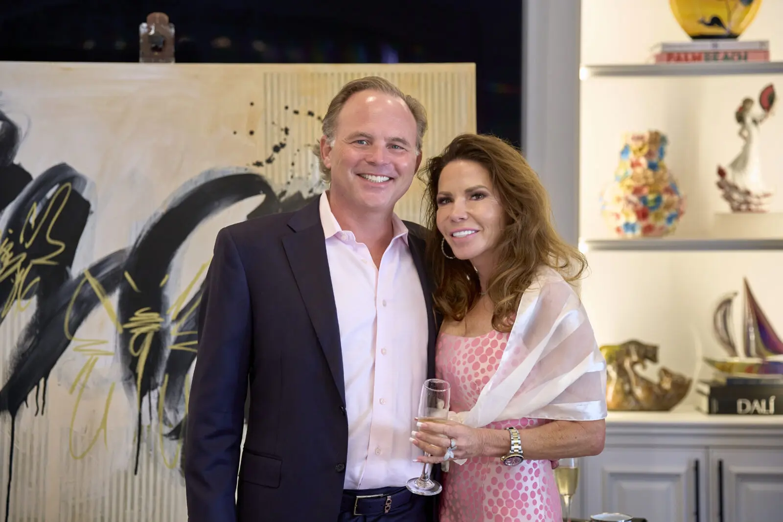 Chris Perkins and Jeannete Jones attended The Art of Collecting.  (Photo by Brian Hutson for Elevated Content )