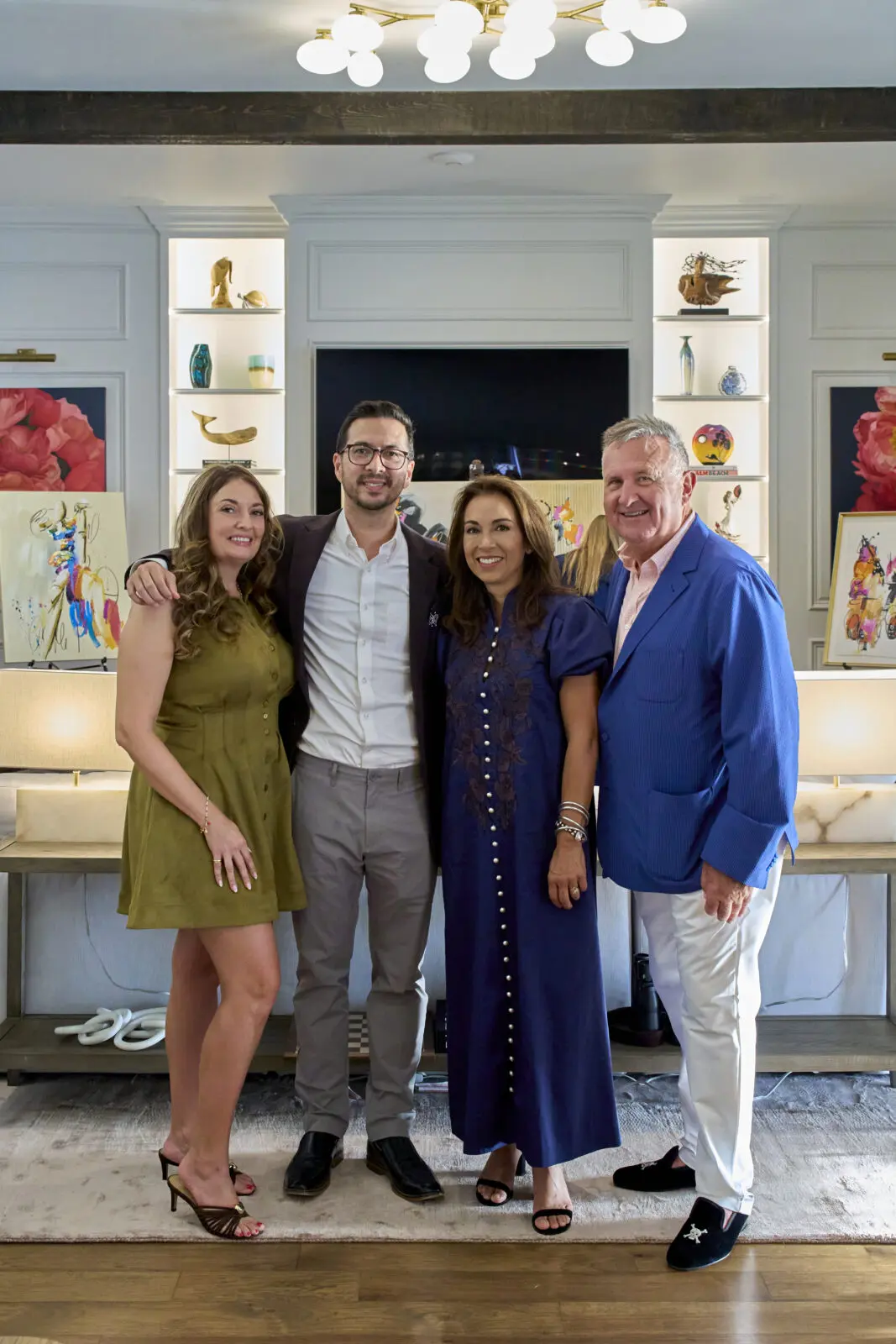 Beth Hutson, Edward Brown, Deborah Ferguson, and Steve Lamb.  (Photo by Brian Hutson for Elevated Content )