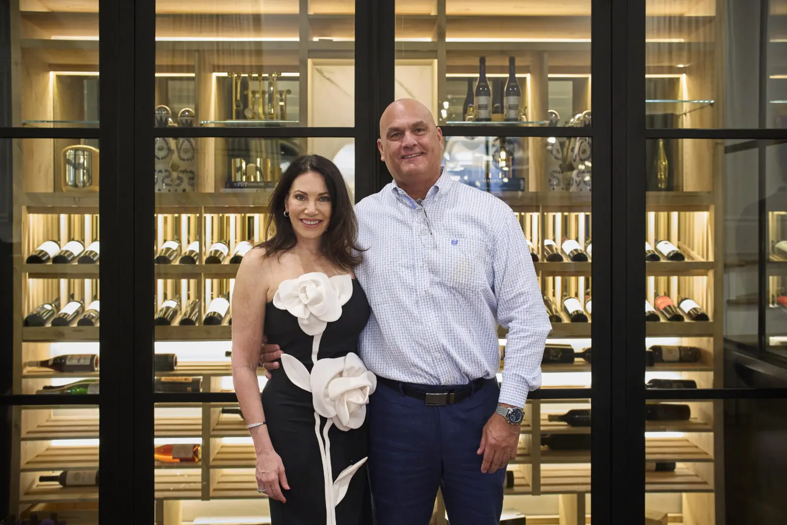 Susan and Marc Semmelmann were among the guests at The Art of Collecting.  (Photo by Brian Hutson for Elevated Content )