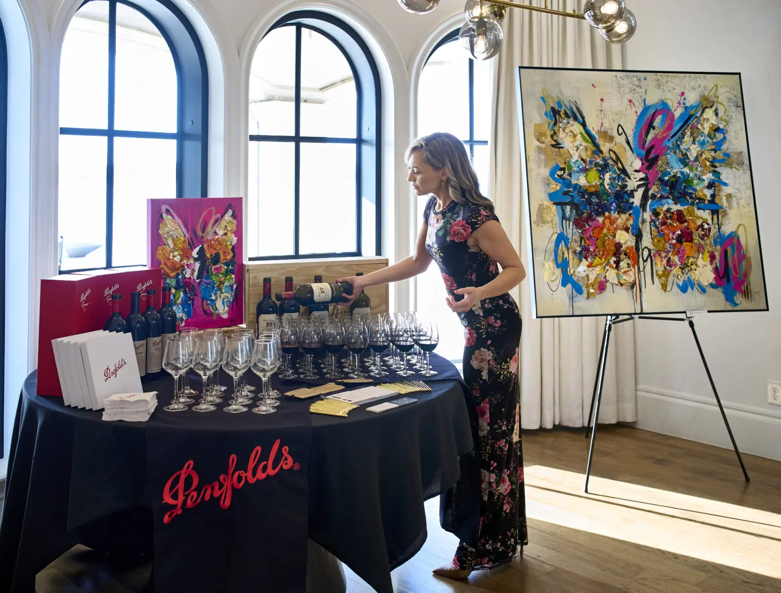 Catherine Pennington with Penfolds. (Photo by Brian Hutson for Elevated Content )