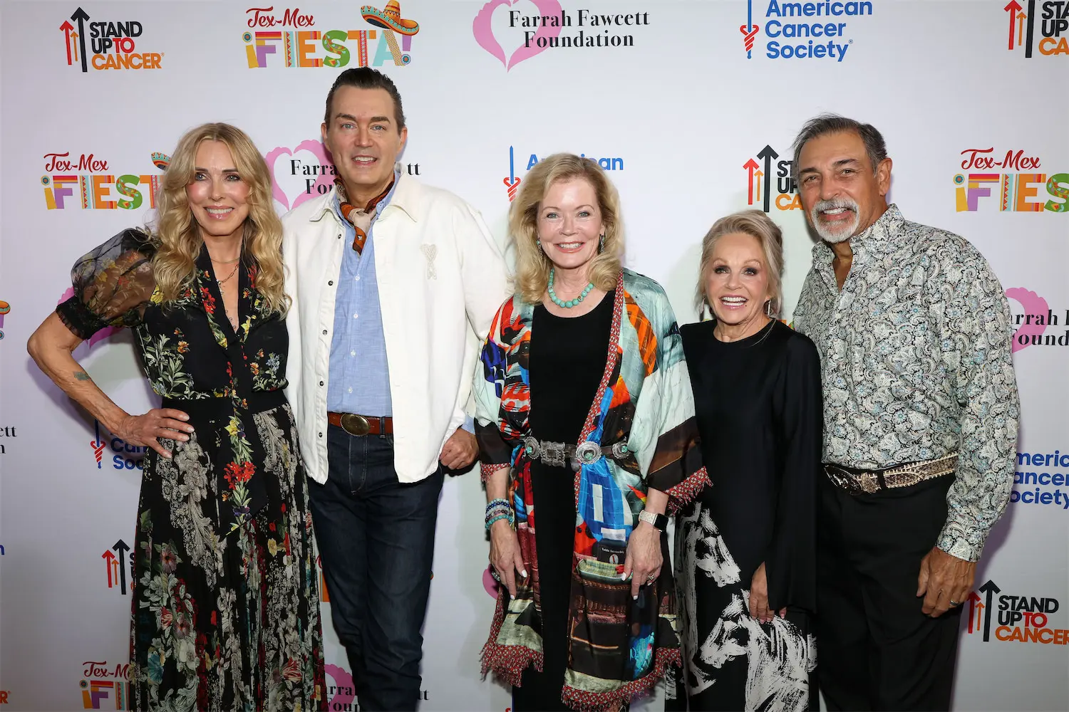 Alana Stewart Chuck Steelman Sheree J Wilson Charlene Tilton and Vince Morella