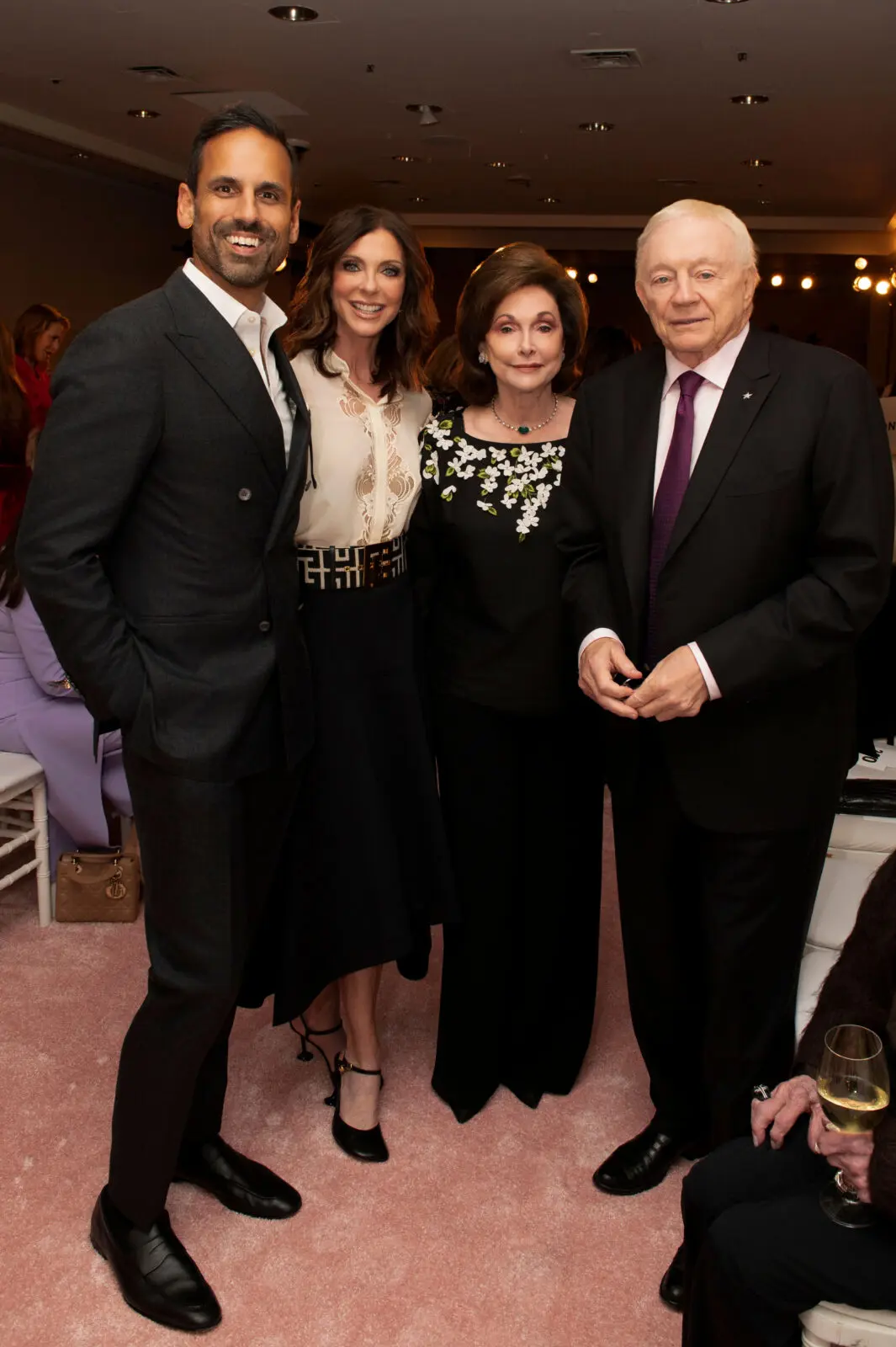 Amir Rozwadowski, Charlotte Jones, Gene Jones, Jerry Jones (Photo by Tamytha Cameron and Celeste Cass)