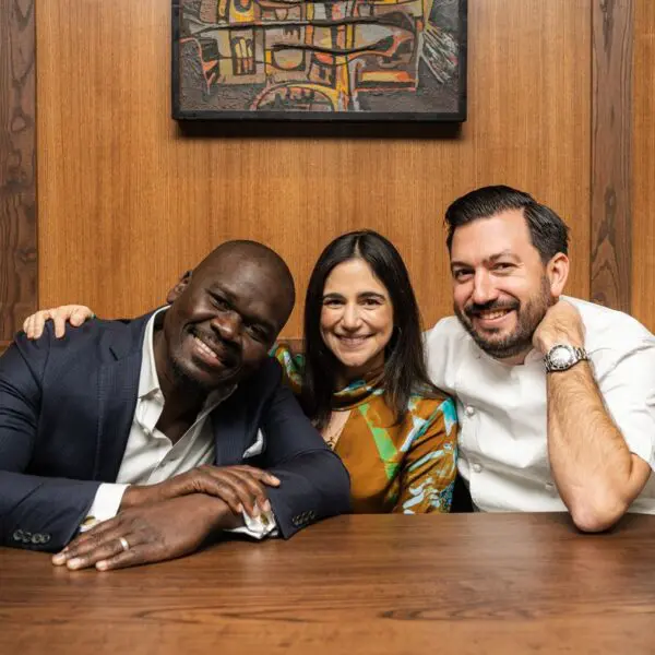 Cherif Mbodji, Victoria Bludorn, Aaron BludornBar Bludorn team
