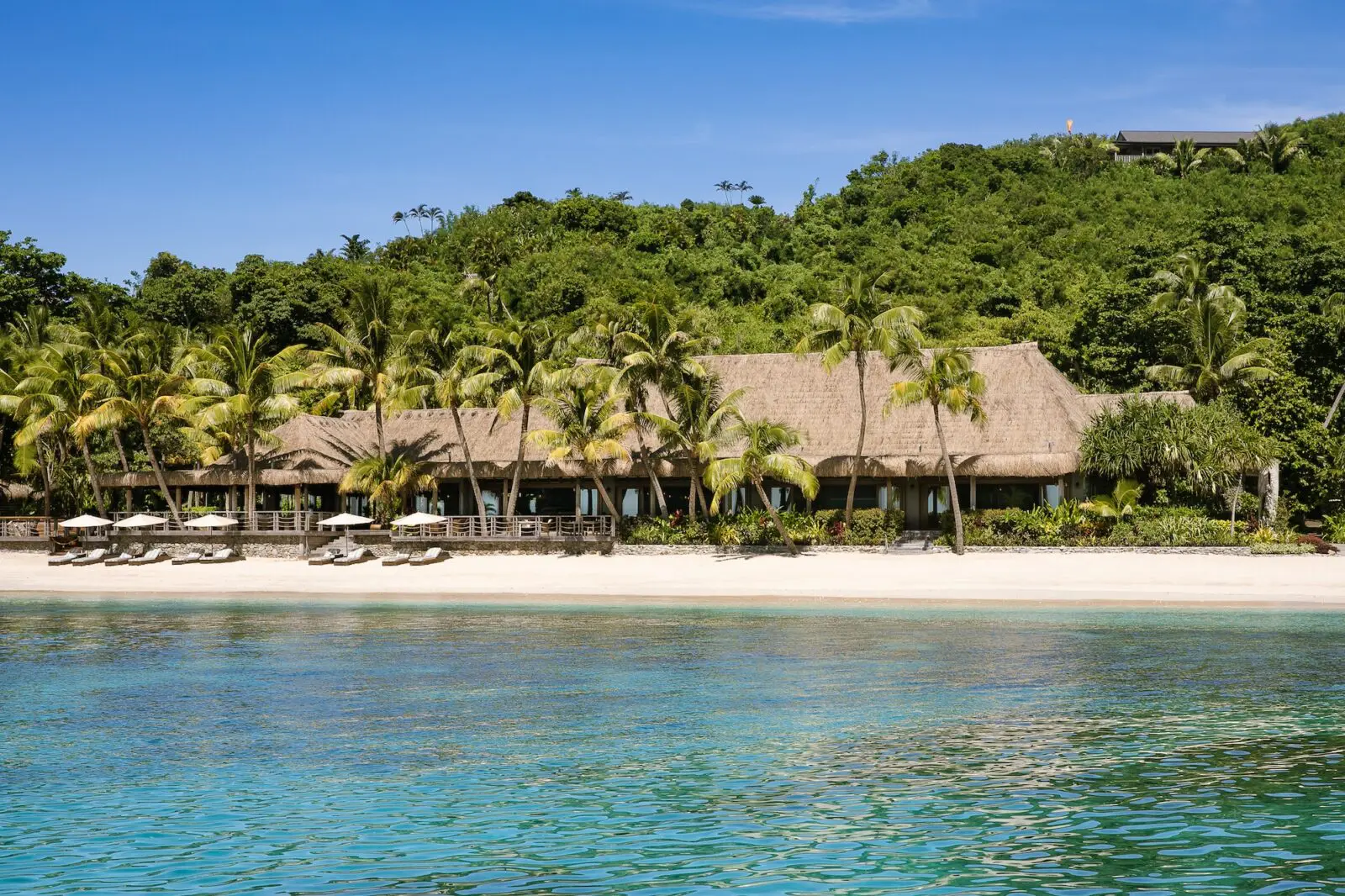 The Great Astrolabe Reef, the world's fourth largest barrier reef, wraps completely around the island.