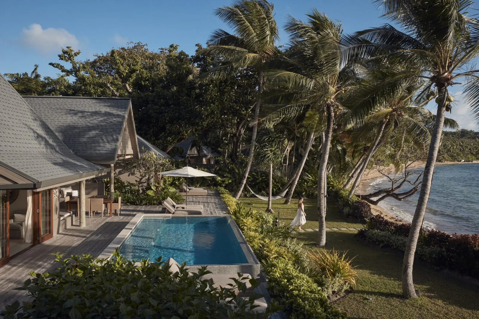 Kokomo Private Island Beachfront villa exterior