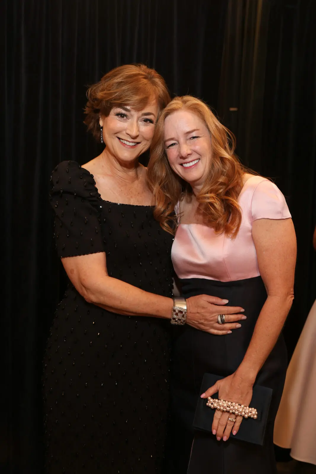 Honorees Leigh Smith and Allison Thacker behind the scenes at the Best Dressed luncheon (Photo by Priscilla Dickson)