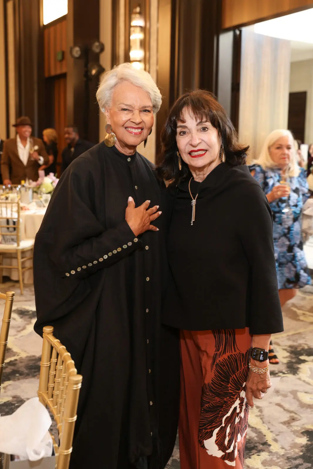 Gayla Gardner, Mady Kades at the Best Dressed luncheon (Photo by Priscilla Dickson)