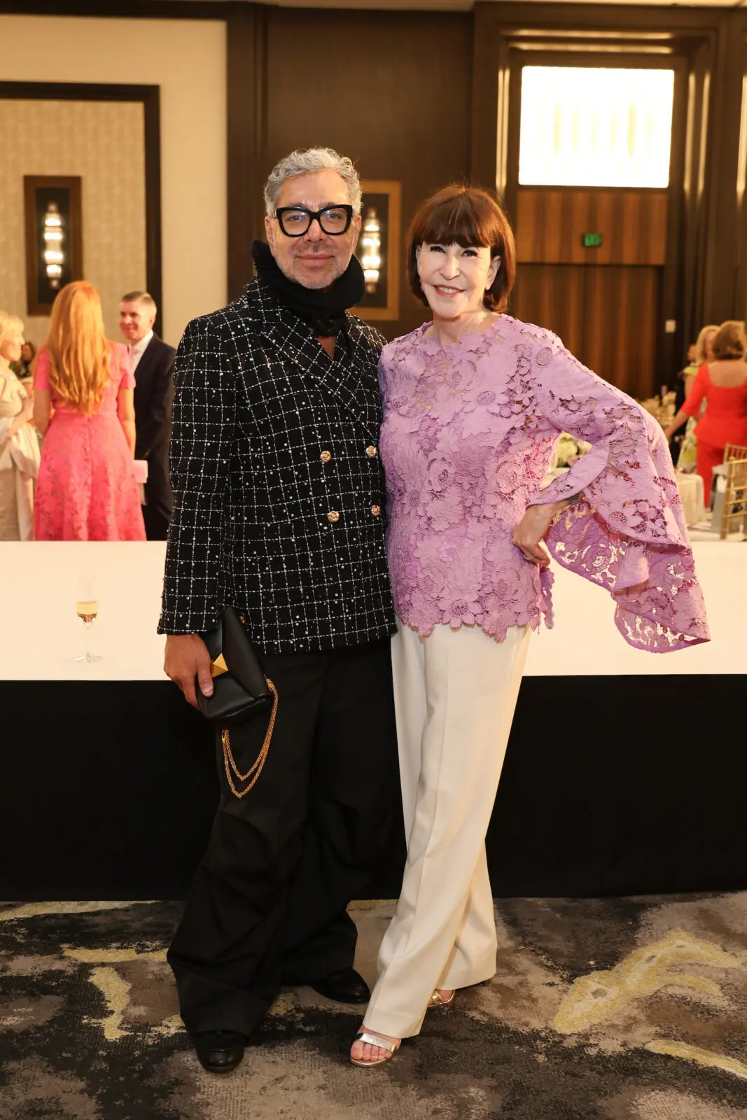 Hair stylish Ceron, PaperCity Social & Lifestyle editor Shelby Hodge (Photo by Priscilla Dickson)