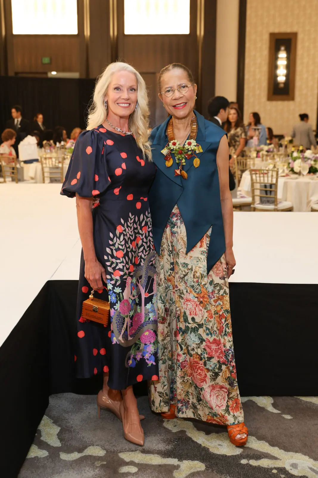 Melissa Edwards, Merele Yarborough at the Best Dressed luncheon (Photo by Priscilla Dickson)