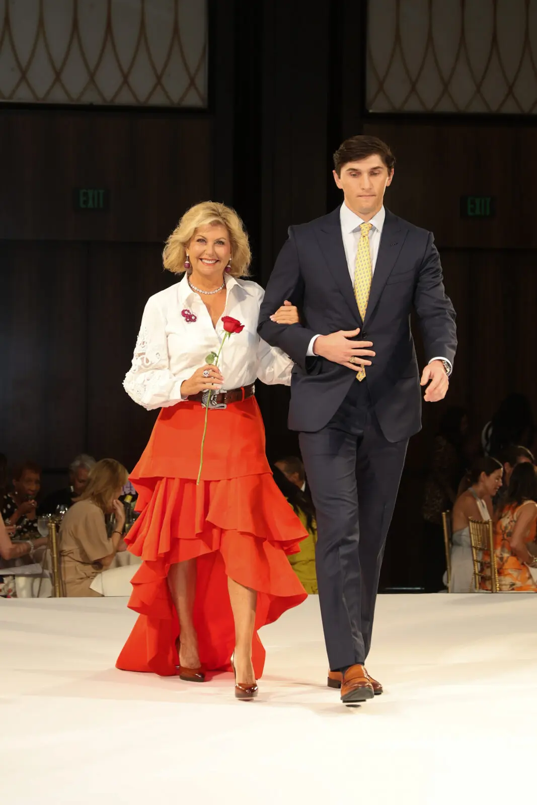 Honoree Susan Plank and son Jared Plank (Photo by Priscilla Dickson)