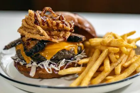 Black Walnut Pork Belly BBQ burger