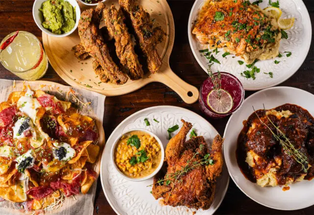 Bluebonnet & Thyme is a new Cajun-Texas restaurant in Dallas' Victory Park. (Photo by Jason Byg)