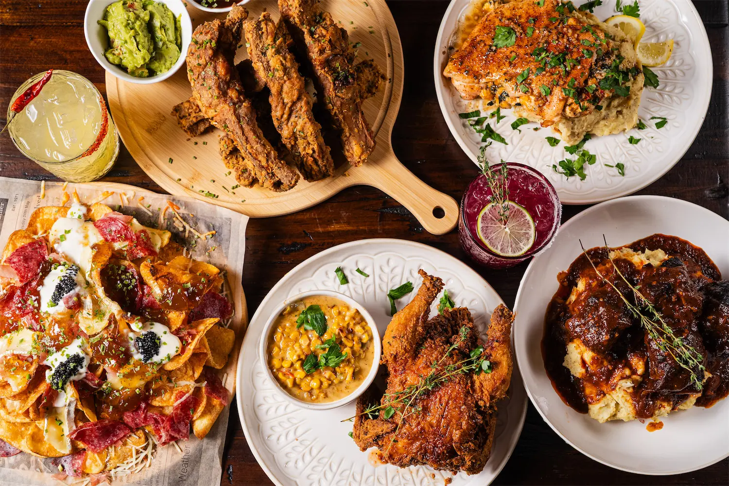 Bluebonnet & Thyme is a new Cajun-Texas restaurant in Dallas' Victory Park. (Photo by Jason Byg)