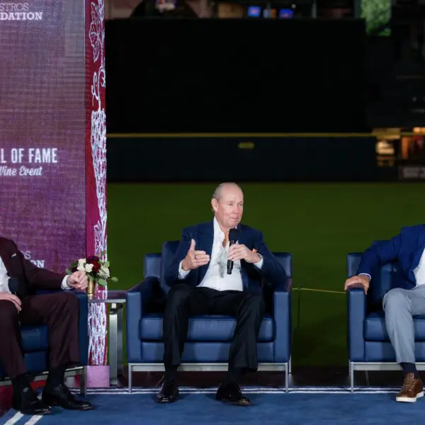 Astros Hall of Fame Wine Dinner Jeff Bagwell, Jim Crane, Craig Biggio