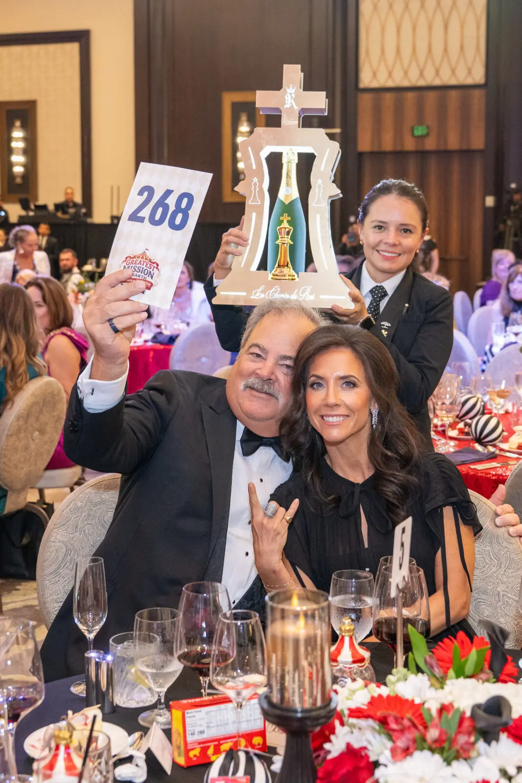 Cal & Hannah McNair at the Mission of Yahweh gala (Photo by Jacob Power)